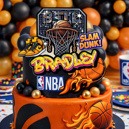Custom Cake Topper - Basketball