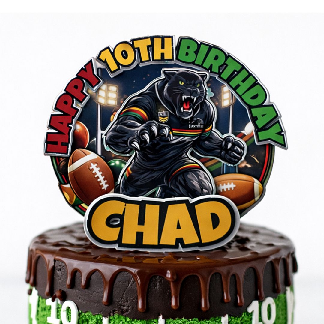 Personalised Cake Topper - Choose Your Own Theme