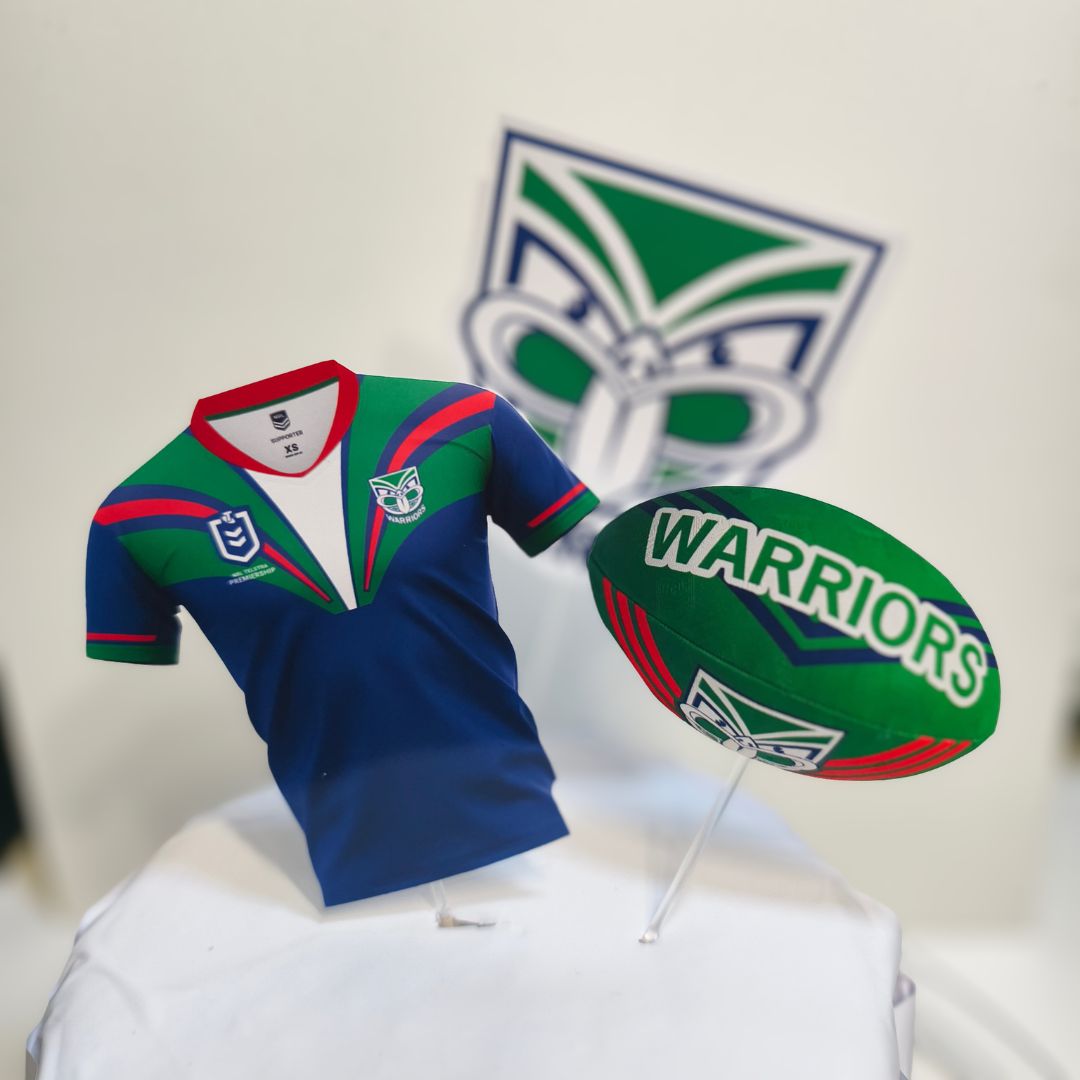 NZ Warriors - Basic Cake Topper