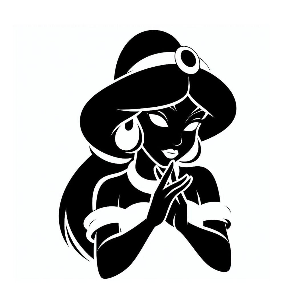 Not your average princess - Vinyl Decal - 10x15cm