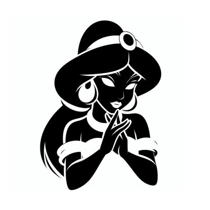 Not your average princess - Vinyl Decal - 10x15cm