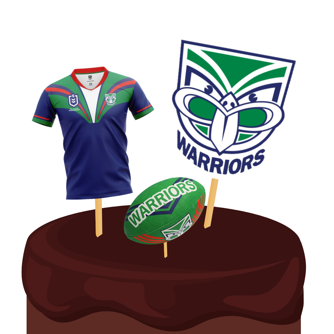 NZ Warriors - Basic Cake Topper