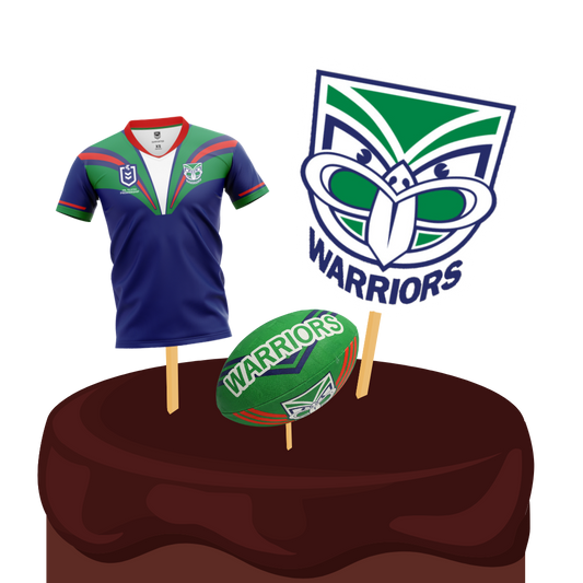 NZ Warriors - Basic Cake Topper