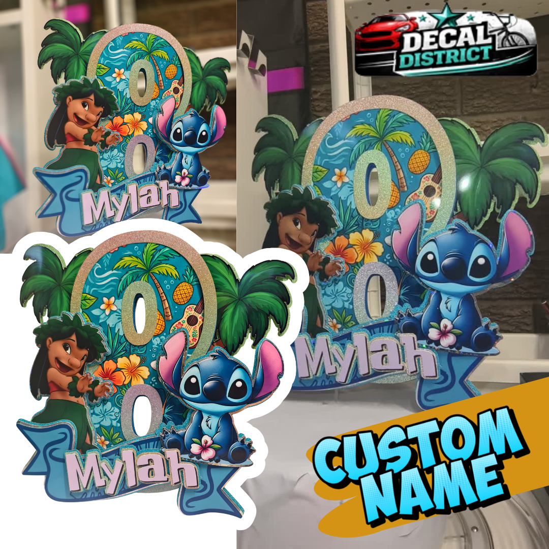 Personalised Cake Topper - Choose Your Own Theme