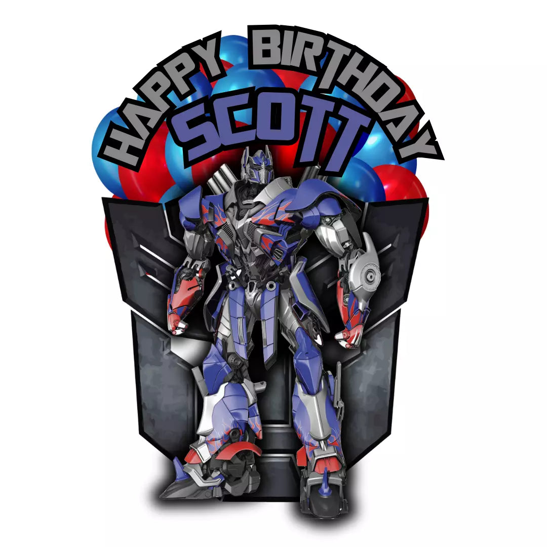 Custom Made - Optimus Prime - Cake Topper