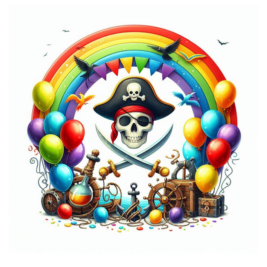 Pirate Party - Basic Cake Topper