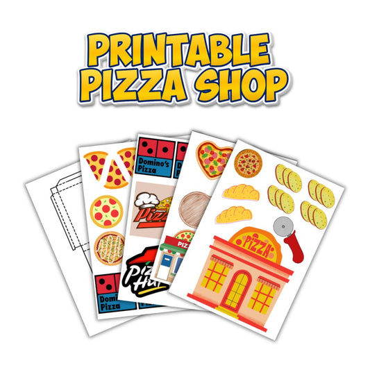 Printable Mini Pizza Shop