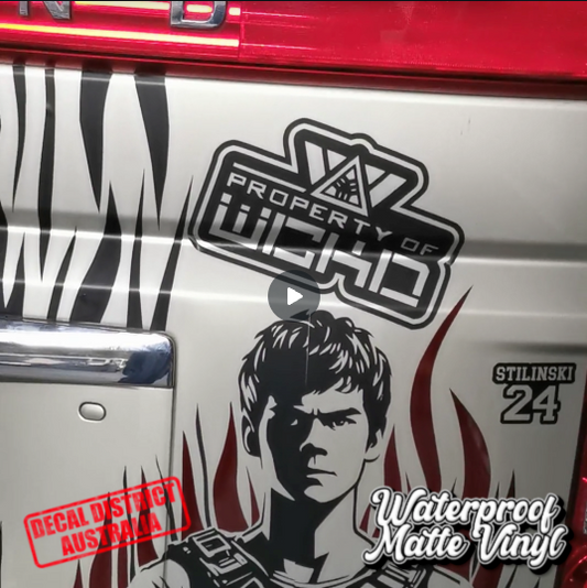 Property Of WCKD - 14cm Vinyl Decal