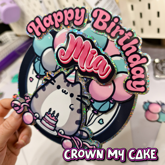 Custom Cake Topper - Pusheen