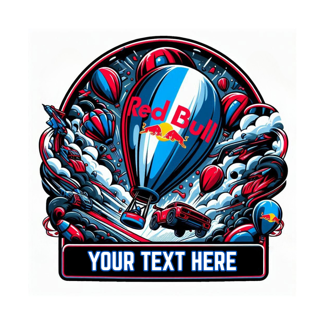 REDBULL - CUSTOM Basic Cake Topper