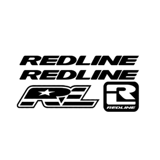Redline Bike Frame Decal Sheet – 29x13cm