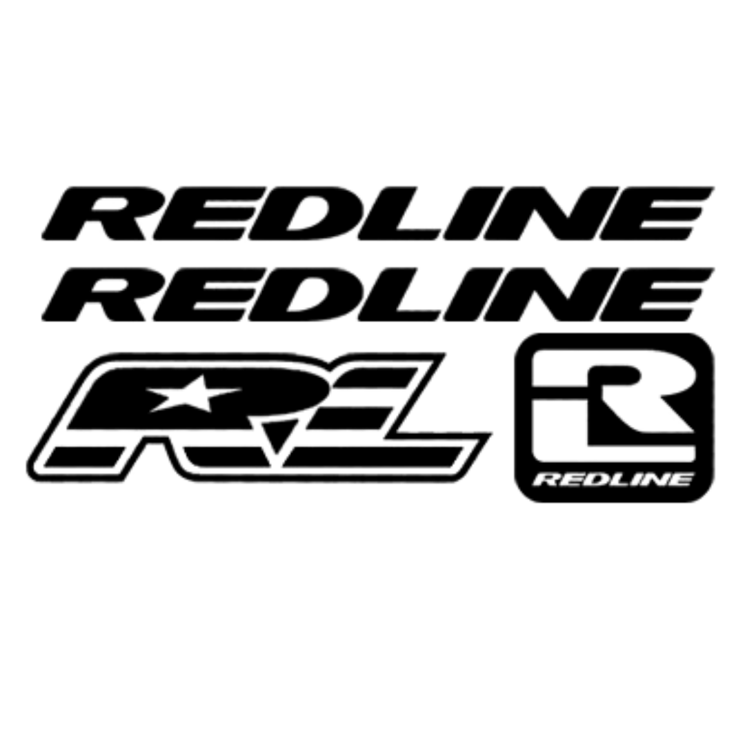 Redline Bike Frame Decal Sheet – 29x13cm