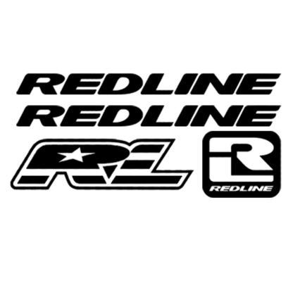 Redline Bike Frame Decal Sheet – 29x13cm