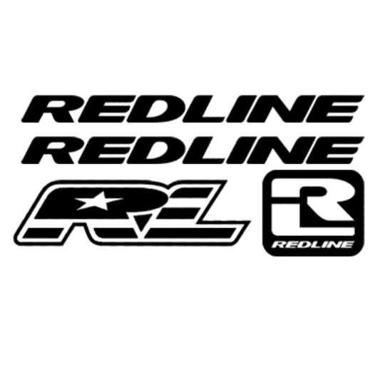 Redline Bike Frame Decal Sheet – 29x13cm