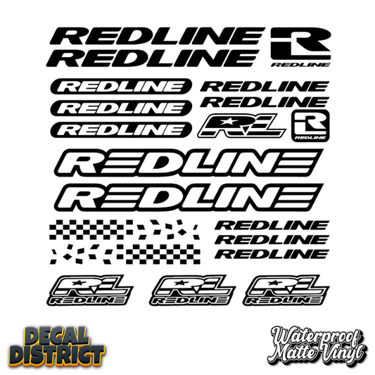 Redline Frame Decal Sheet 29cm