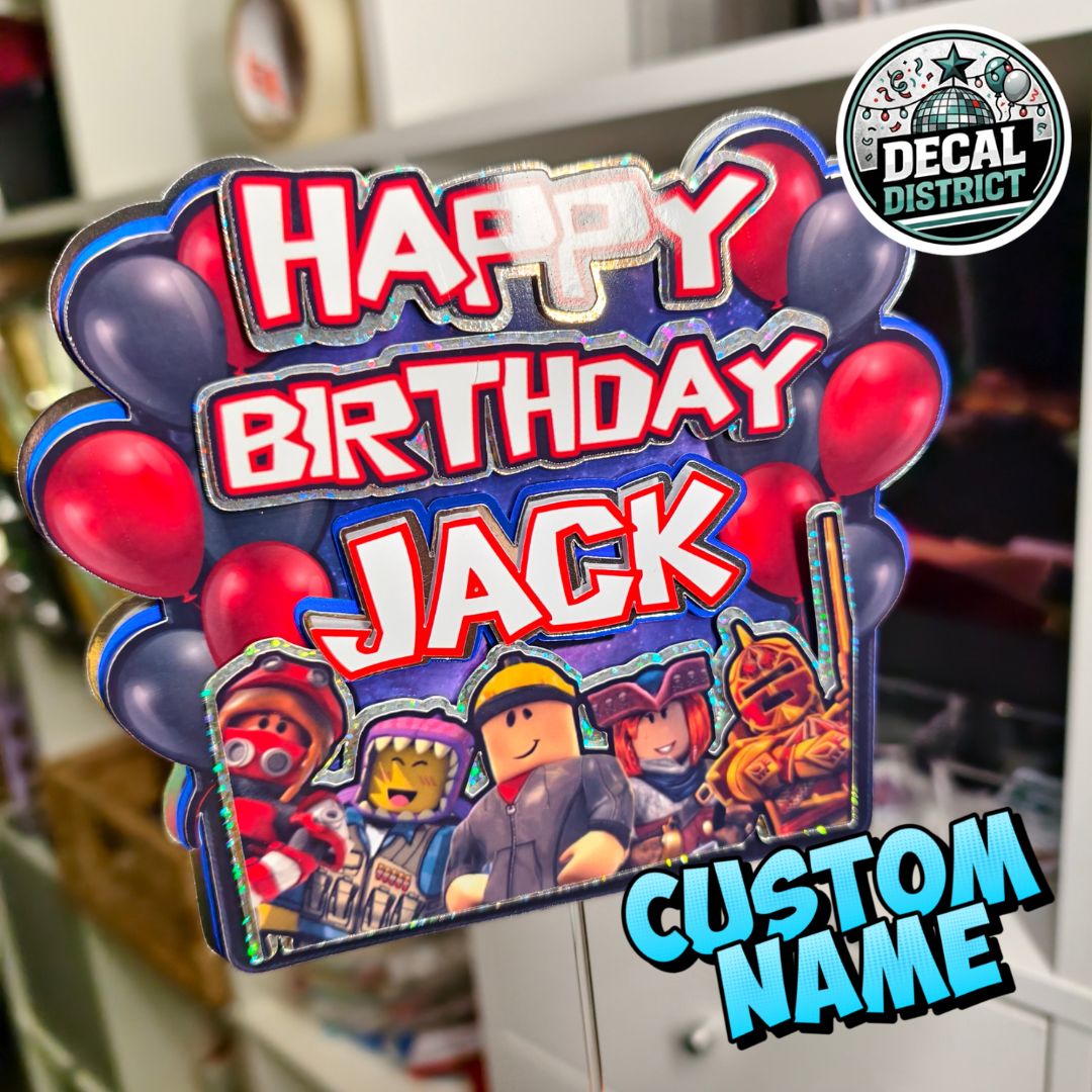 Leftover Vault - Roblox Cake Topper