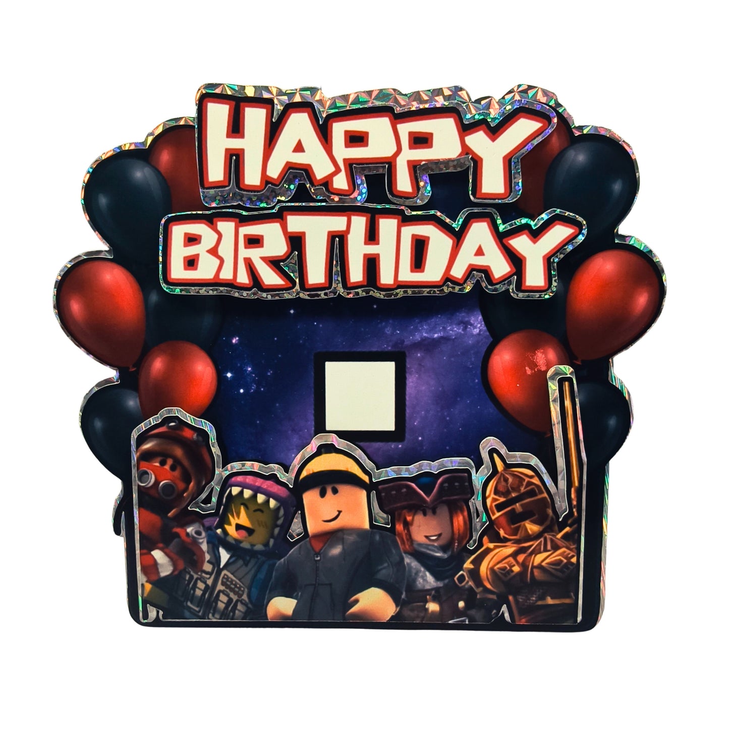 3D Roblox Cake Topper