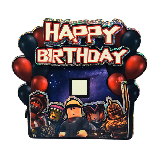3D Roblox Cake Topper