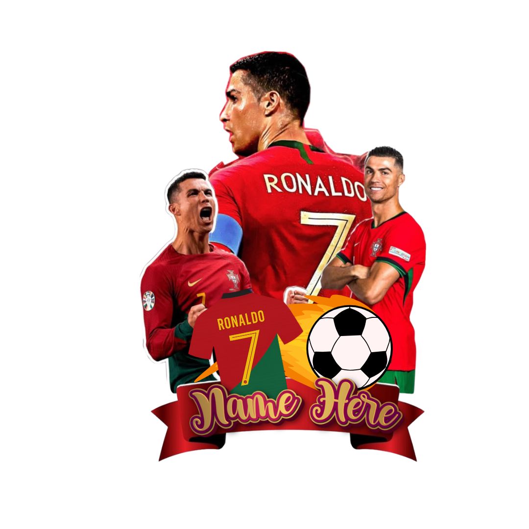 Ronaldo Custom Cake Topper - Personalised