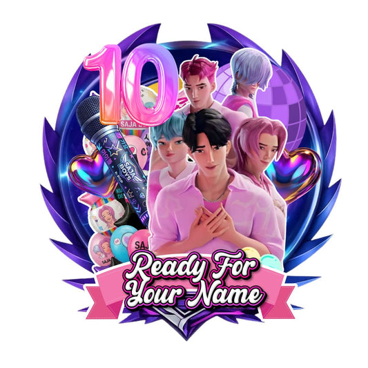 Saja Boys Custom Personalised K-Pop Cake Topper