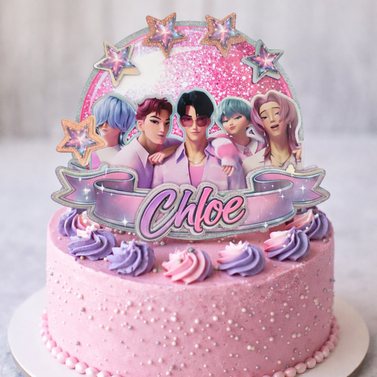 Custom Kpop Cake Topper - Saja Boys Cake Topper