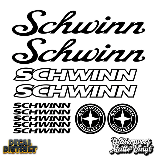 Schwinn Frame Decal Sheet 29cm