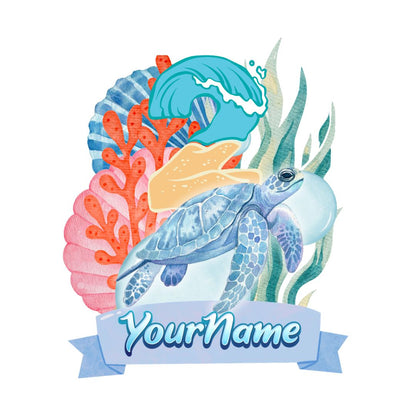 Custom Cake Topper – Sea Turtle
