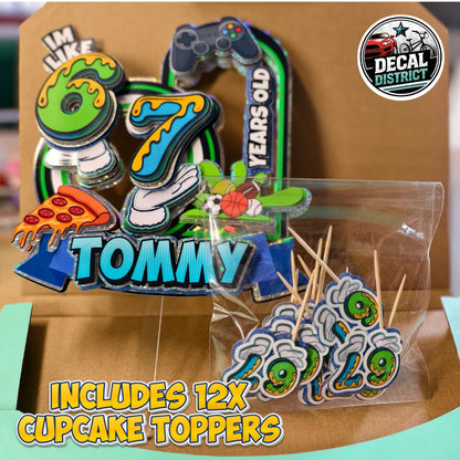Six Seven Custom Cake Topper - 6 7