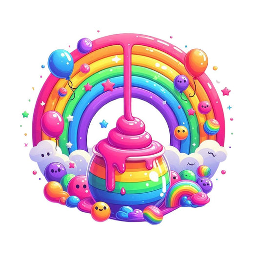 Slime Party - Basic Cake Topper