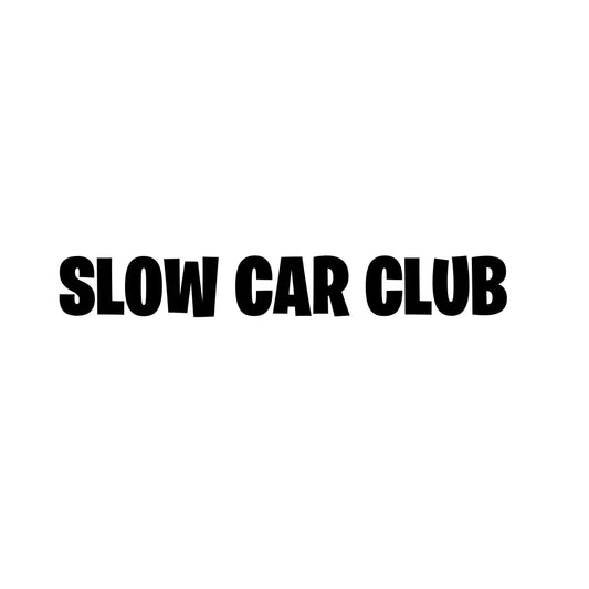 Slow Car Club Vinyl Decal