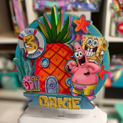 Custom Cake Topper - Spongebob