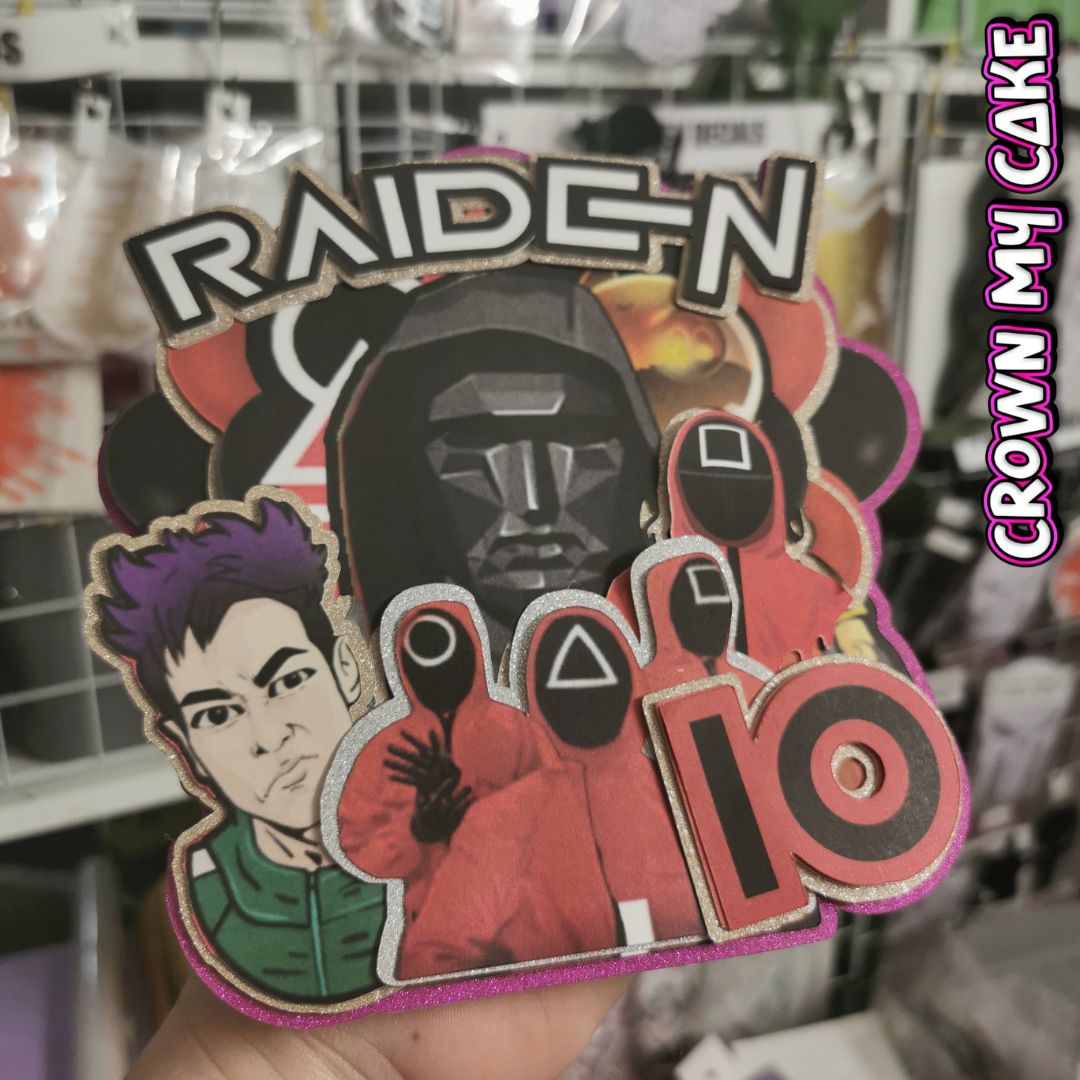 Personalised Cake Topper - Choose Your Own Theme