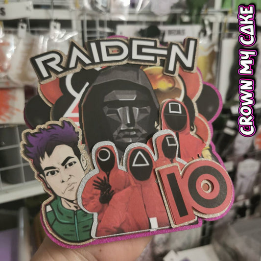 Squid Game Custom Cake Topper