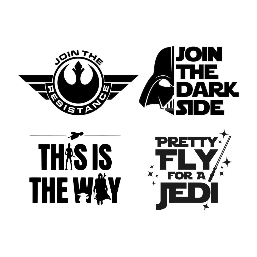 Star Wars Fans - 4 Decals for $15