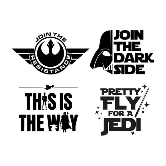 Star Wars Fans - 4 Decals for $15