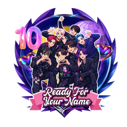 Stray Kids Custom Personalised K-Pop Cake Topper