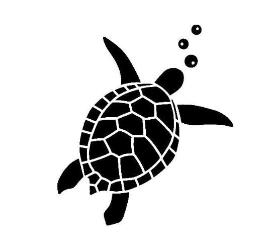 Turtle Vinyl Decal - XL Size Available | Design 1