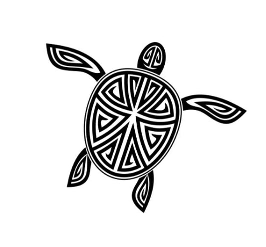 Turtle Vinyl Decal - XL Size Available | Design 3