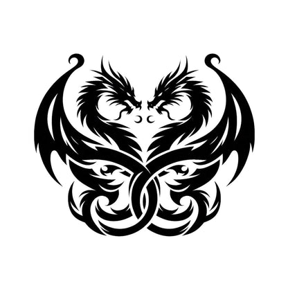 Dragons Vinyl Decal - XL Size - 29cm