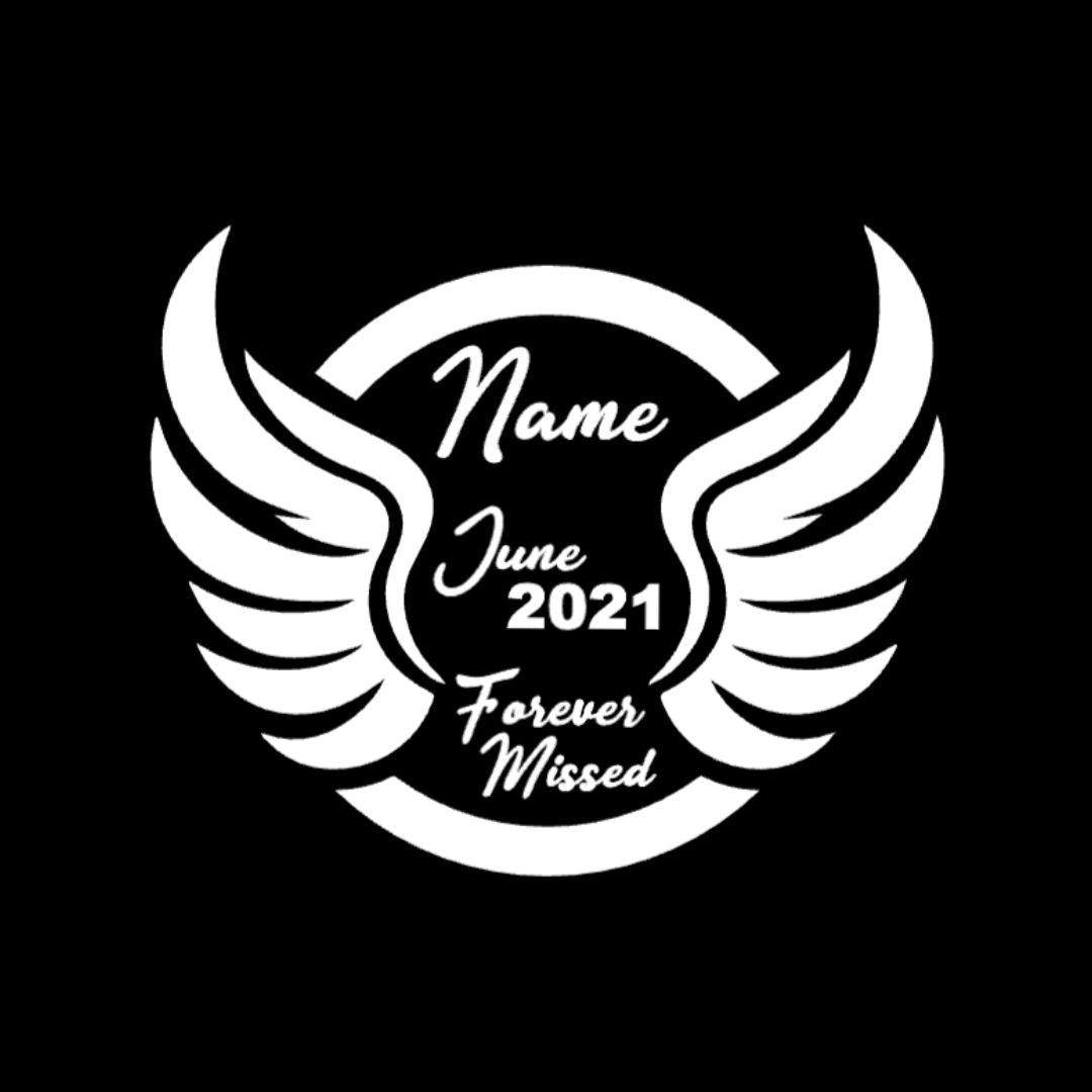 Forever Missed Custom Memorial Vinyl Decal