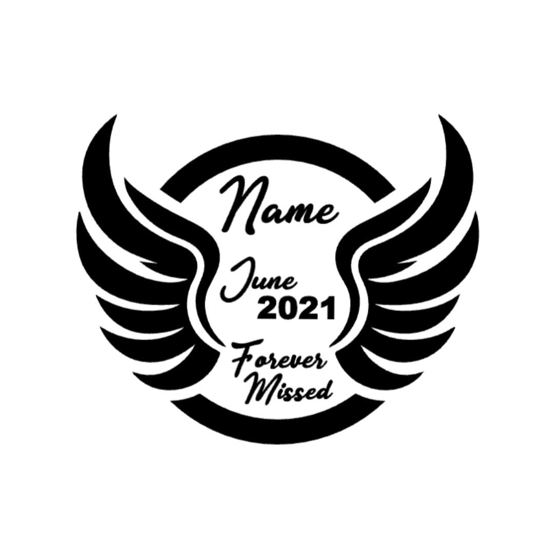 Forever Missed Custom Memorial Vinyl Decal
