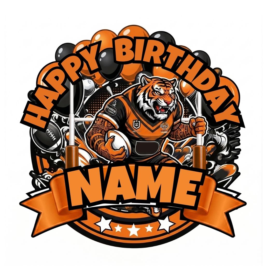 Personalised Cake Topper - Choose Your Own Theme