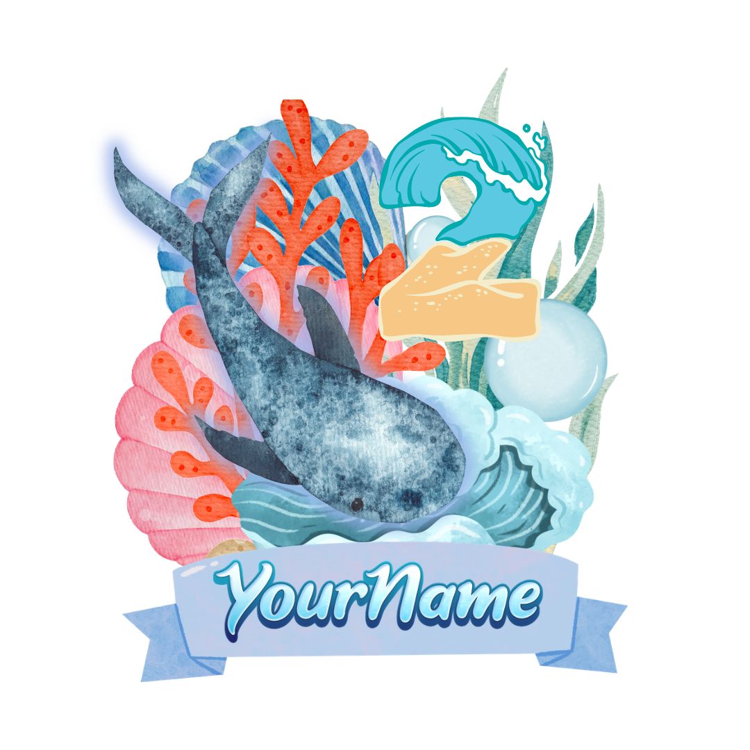 Custom Cake Topper – Whale