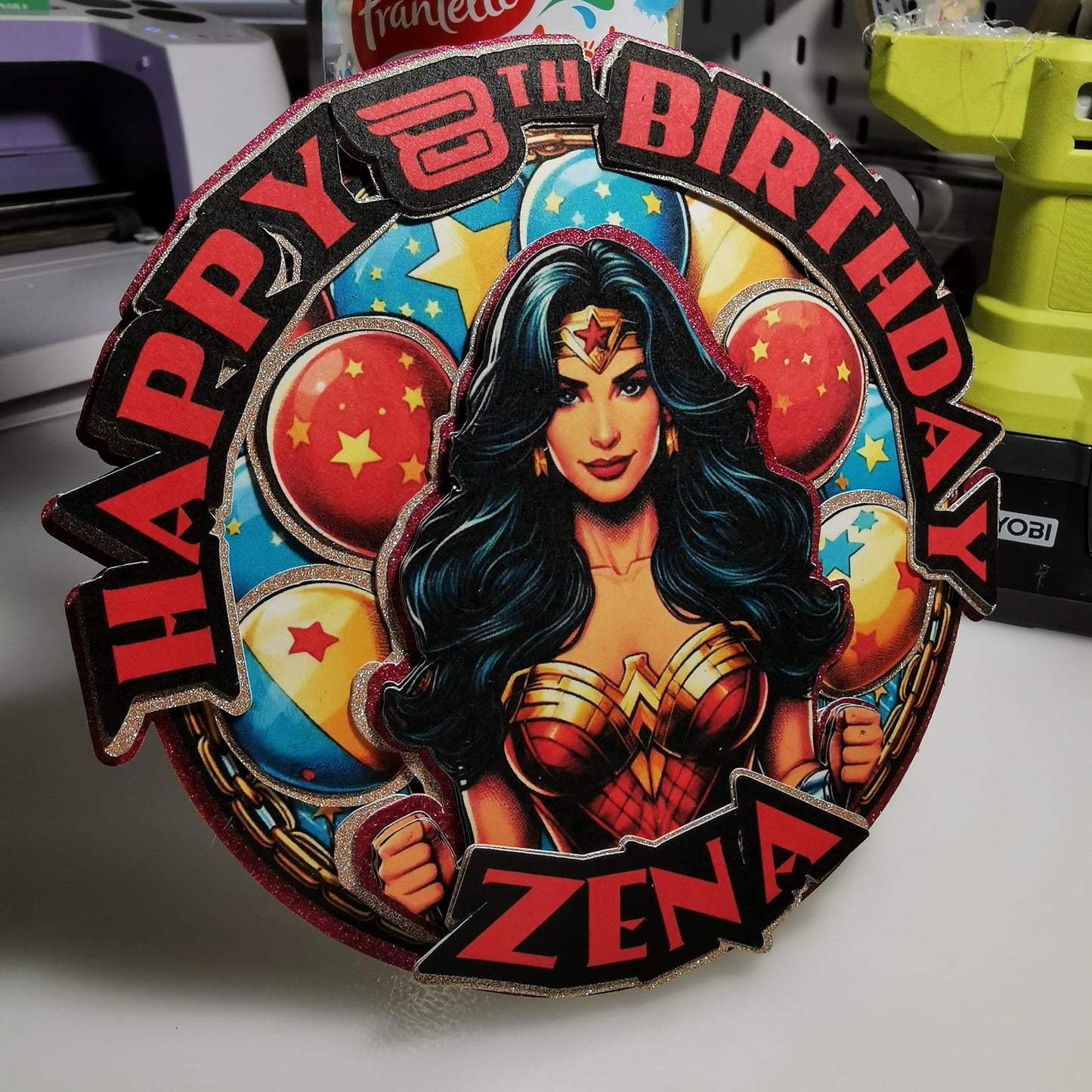 Personalised Cake Topper - Choose Your Own Theme