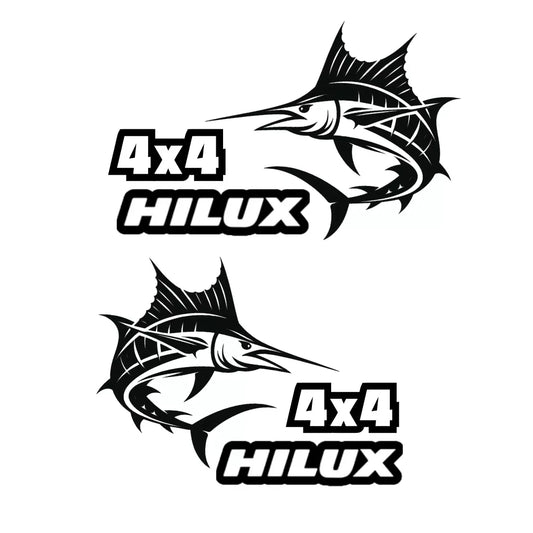 Hilux 4x4 - Marlin - Fishing 4WD Vinyl Decal