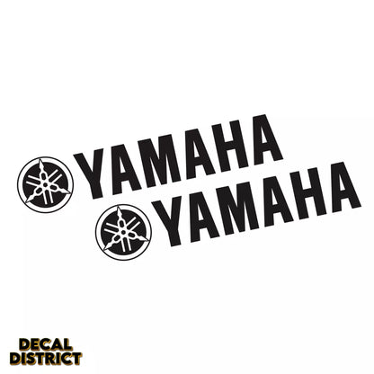 Pair of Yamaha Decals - Multiple Sizes - Die Cut Vinyl