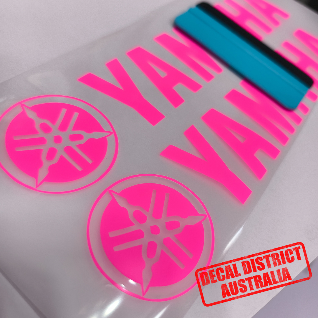 Pair of Yamaha Decals - Multiple Sizes - Die Cut Vinyl