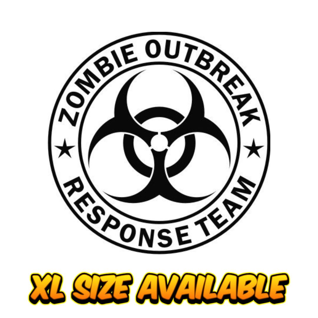 Zombie Outbreak Response Team - Vinyl Decal - XL Size Available