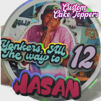 Custom Cake Topper - Yonkers Tyler