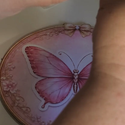 Custom Cake Topper - Pink Butterfly